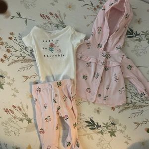 3 pc outfit for Newborn girl